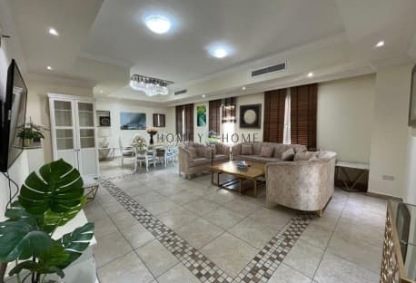 Furnished 3 + Maids Room Apartment for Rent