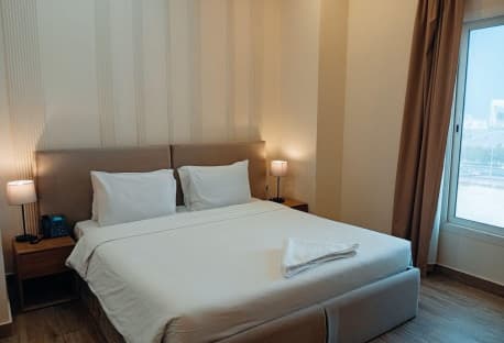 One-Bedroom Serviced Apartment with Balcony