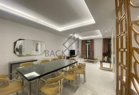 Fully Furnished 2-Bed + Maid Room with Balcony