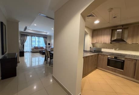 Luxury Furnished 1 Bedroom + Office with Balcony