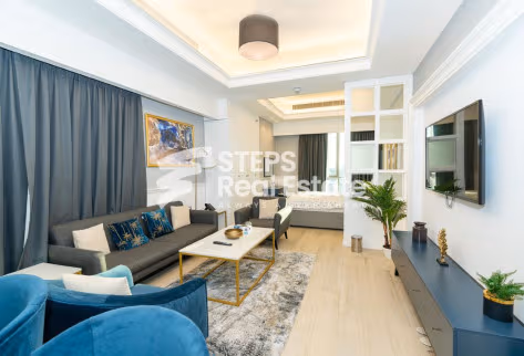 Furnished Studio for Sale in Al Sadd | City Views