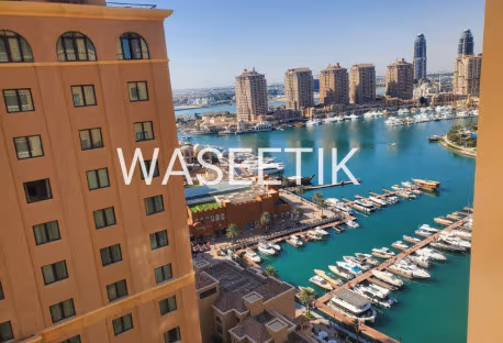 Semi Furnished 1bhk in Porto Arabia + Office Room