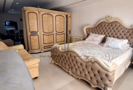fully furnished studio for 6000 QAR