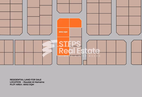 Five Prime Plots for Villas in Rawdat Al Hamama