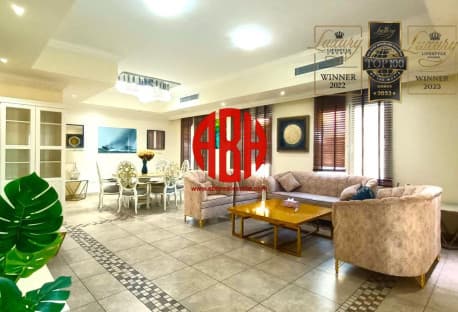 WATERFRONT | 3BHK + MAIDS | FULLY FURNISHED