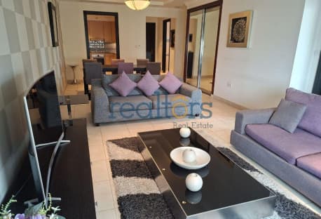 Well designed furnished 2 bedroom in a great tower