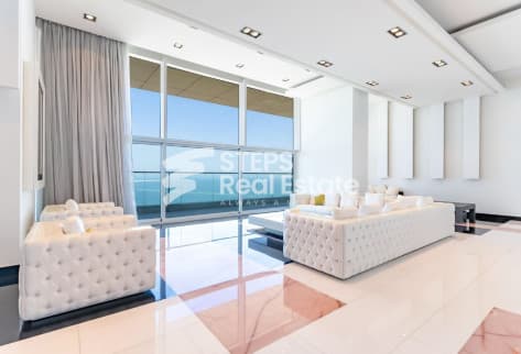 Furnished Penthouse with Full Sea View Balcony