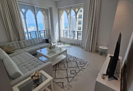 1 BHK Furnished Apartment for Rent in Viva Bahriya