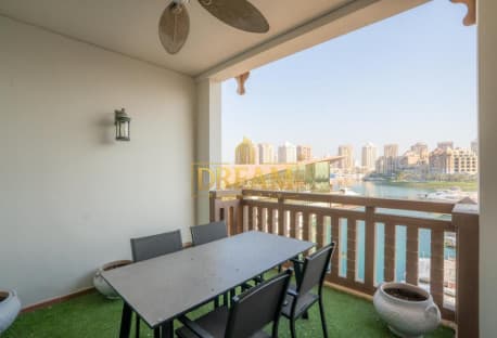 Premium 1 BHK Townhouse | Balcony With Marina View