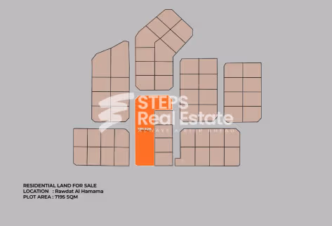 Villa Plot on Four Streets in Al Rawdat Al Hamama