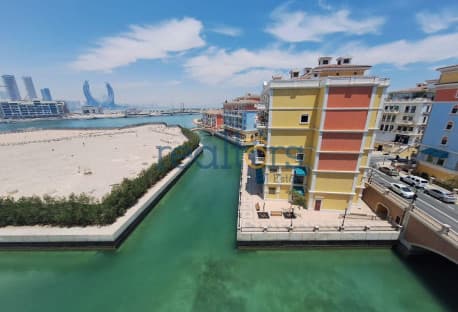 AMZ PRICE 1 BED SEMI FURNISHED CANAL VIEW