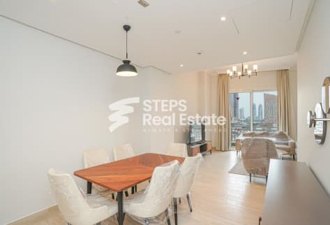 Sea and City View 2BHK Apartment in Lusail