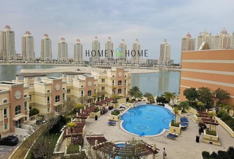 For sale 2 Bedrooms in Viva Bahriyah with 2 Balconies