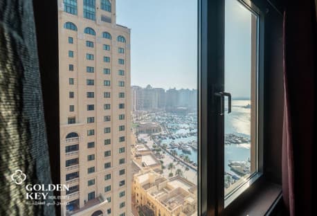 Spacious Layout| Semi-Furnished 1BR | Porto Arabia