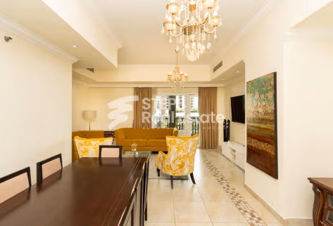Luxurious Apartment with Balcony in The Pearl