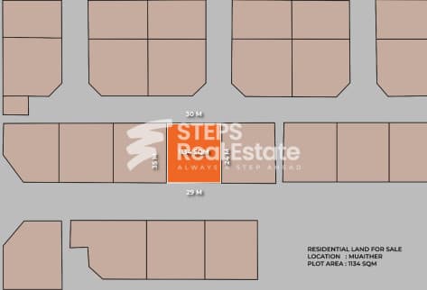Residential Villa Plot for Sale in Muaither