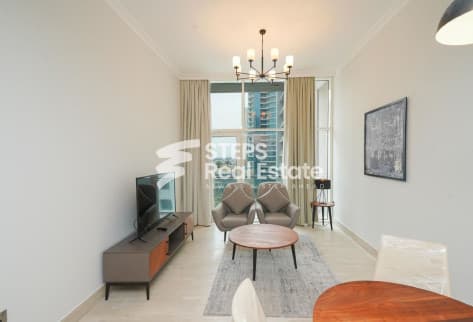 City View Furnished 1 Bedroom Apartment in Lusail
