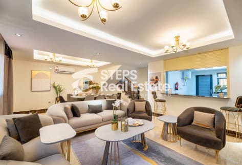 Freehold Furnished Villa with Spacious Backyard