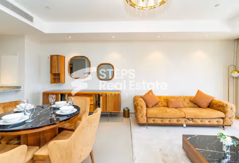 1 BHK Furnished Apartment with City View in Lusail