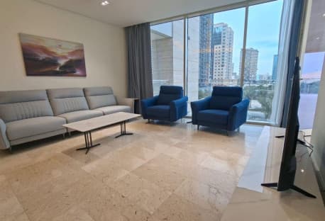 1 month free included bills 2 bhk in marina lusail