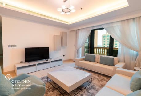Ready to Move| Furnished 2BR + Balcony | Sea View