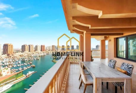 BIG BALCONY | FURNISHED 3 BHK + MAID | MARINA VIEW