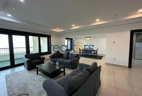 Spacious 2-Bed + Maid | Sea View | Rented