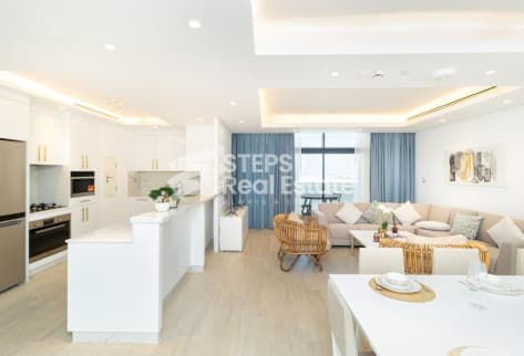 Fully Furnished Apartment with City and Sea Views