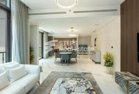 New Luxurious Apartment with Balcony in The Pearl