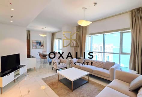 MODERN 2 BHK + MAIDS ROOM FURNISHED | SEA VIEW