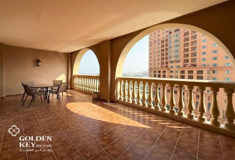 Marina View | FF 1BR w/ Balcony | Porto Arabia