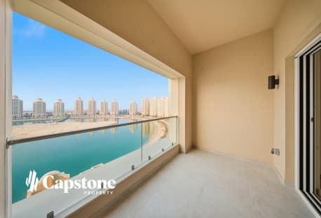 BEACH VIEW | SPACIOUS 1-BEDROOM IN VIVA BAHRIYA