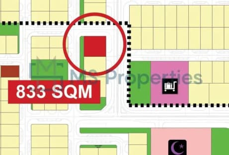 Huge Land for Investment in Lusail 833 SQM
