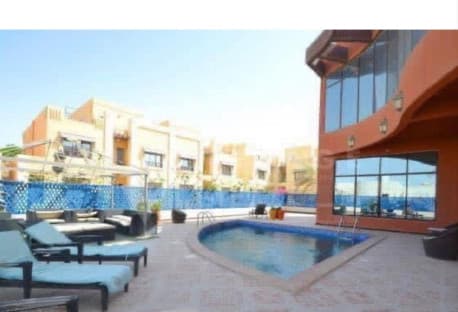 month furnished 1bhk@ compound+pool+gym