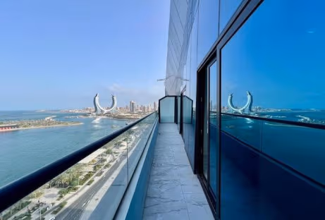Sea view_ 2+maid room_brand new_marina