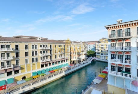 Canal View | Cozy SF 1BHK in The Pearl | For Rent