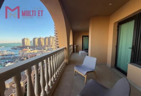 Marina View | Cozy 2 BHK FF in Porto | The Pearl