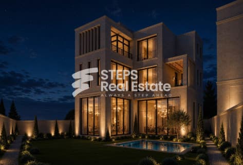 Luxury spacious freehold villa in Lusail with Plan