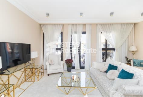 Luxurious Apartment with Balcony and Title Deed