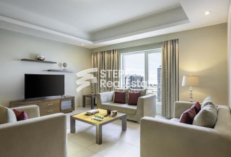 Luxurious 3 BHK Serviced Apartment with Maids Room