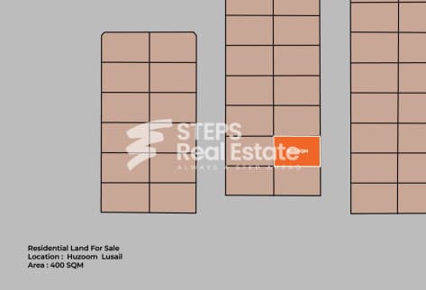 Freehold Residential Villa Plot in Huzoom Lusail