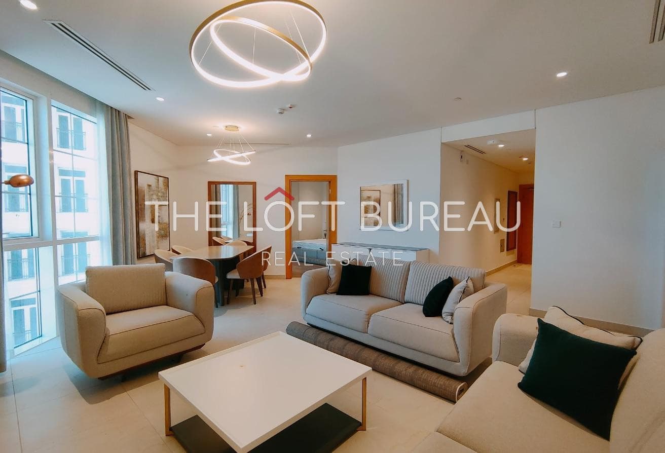 Beautifully Designed 2-beds FF with Maid Room