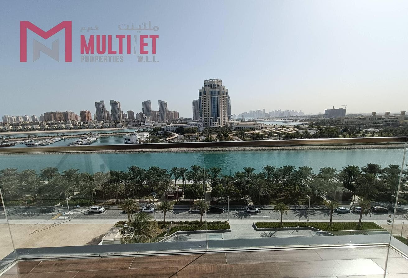 Luxury FF 2 BR + Maid | Lusail Marina | Sea View
