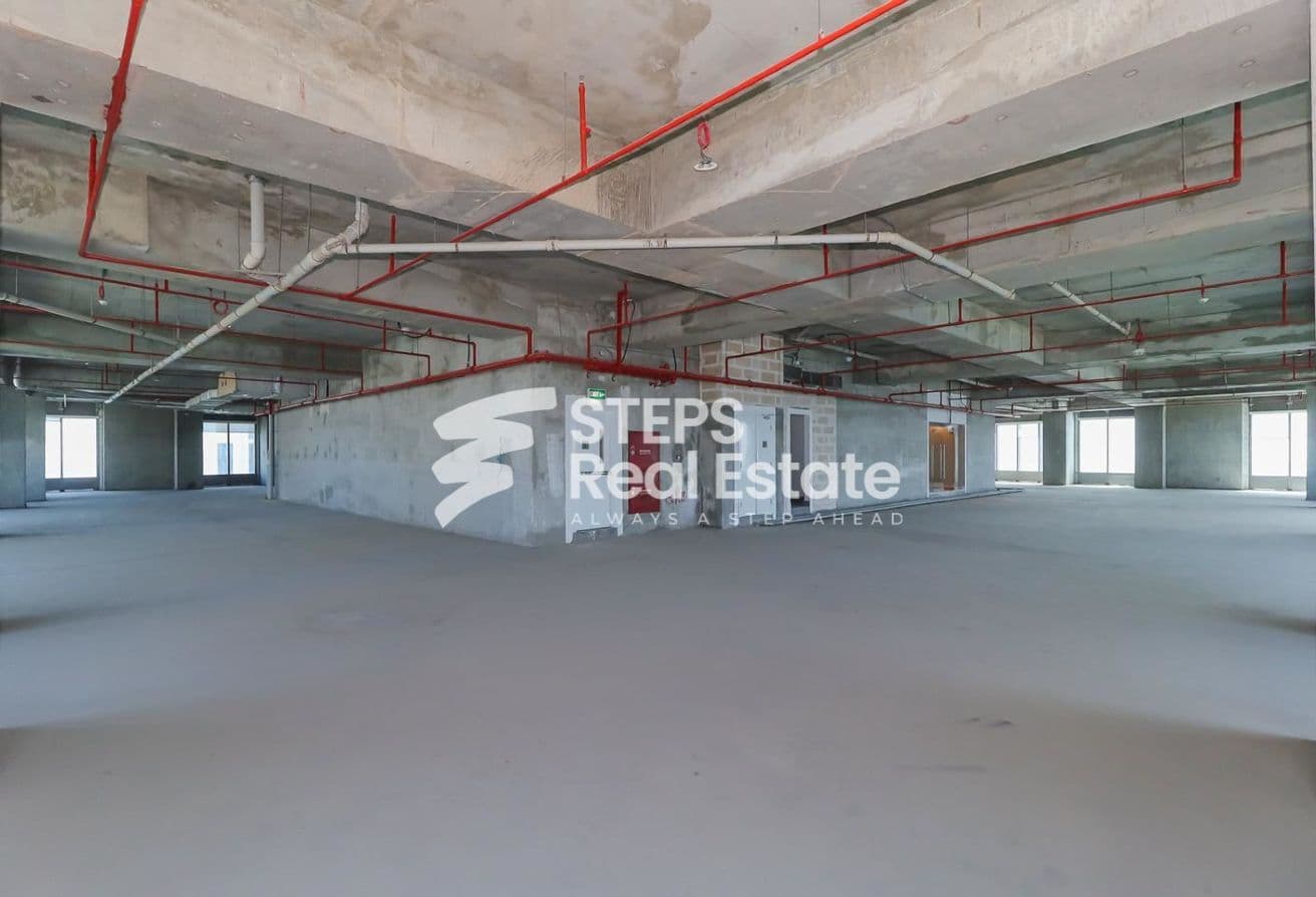 Shell and Core Office with Premium Amenities