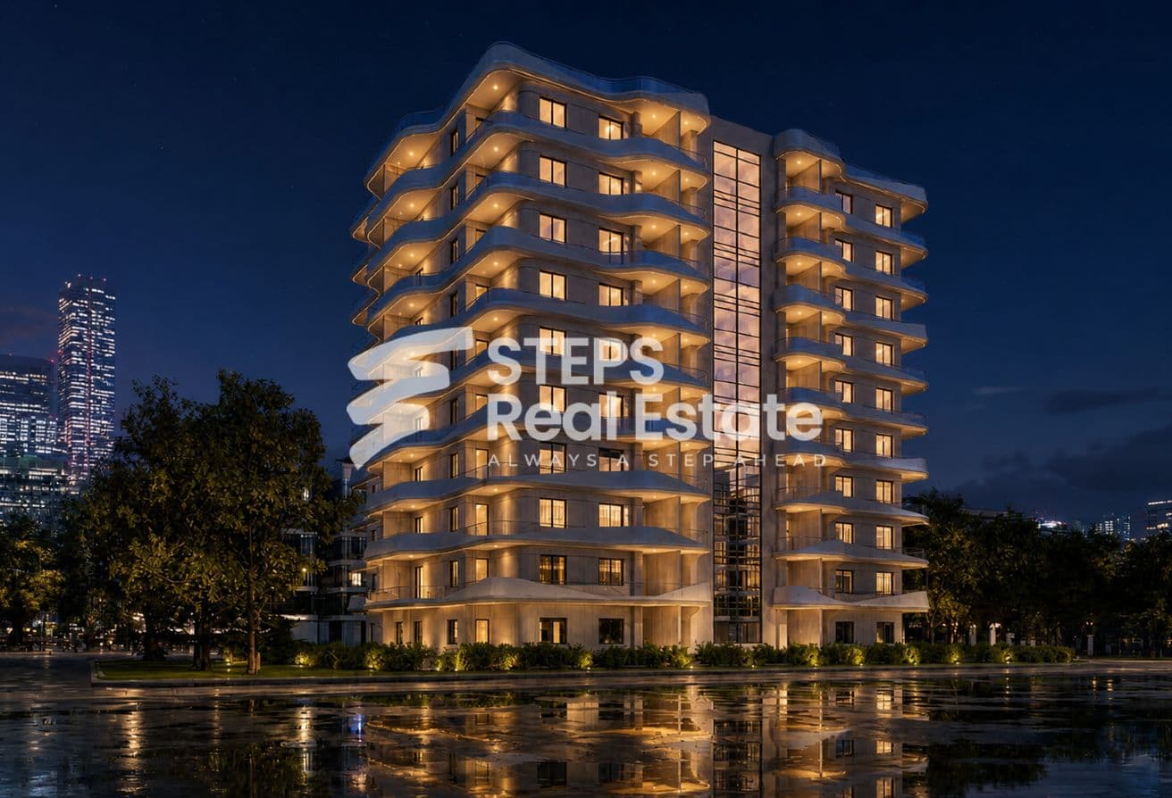 Modern Freehold Apartment in Lusail with City View
