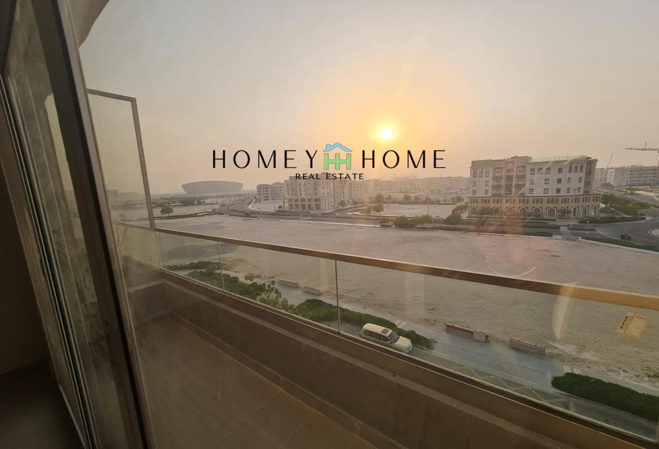 Semi Furnished 1-BHK in Lusail with Stadium view