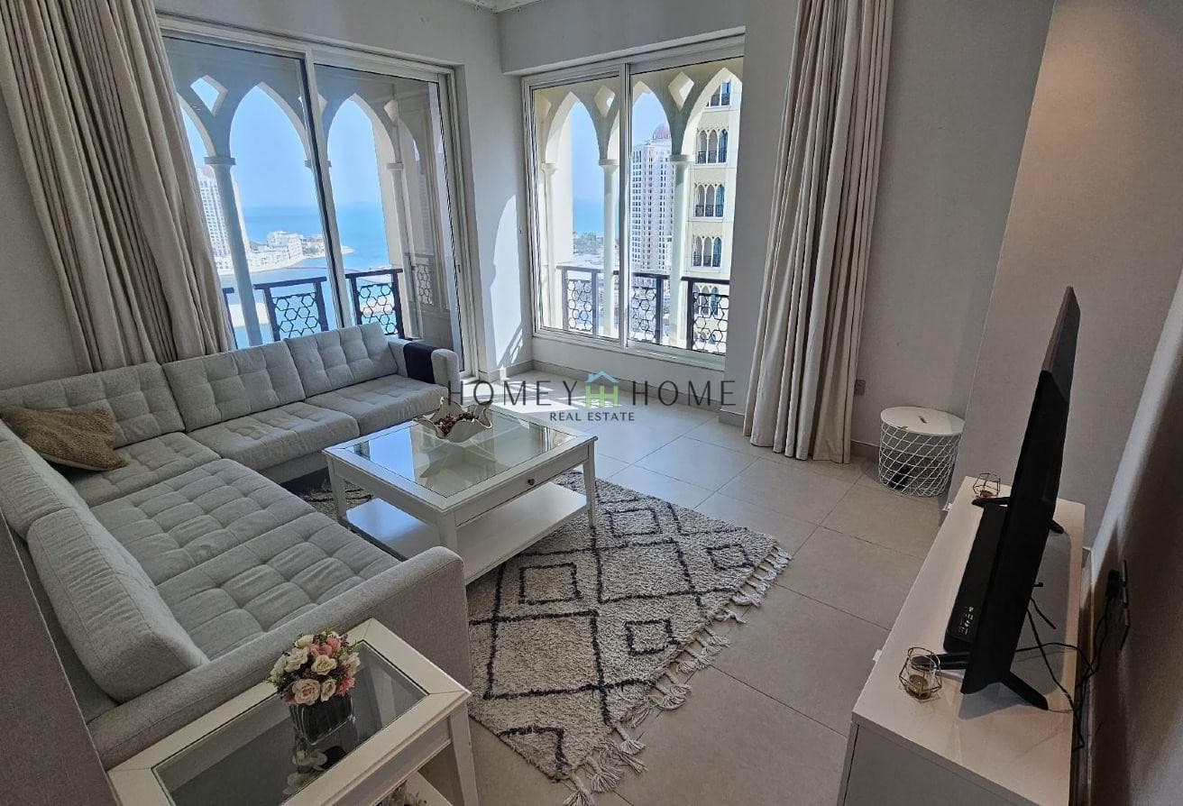 1 BHK Furnished Apartment for Rent in Viva Bahriya