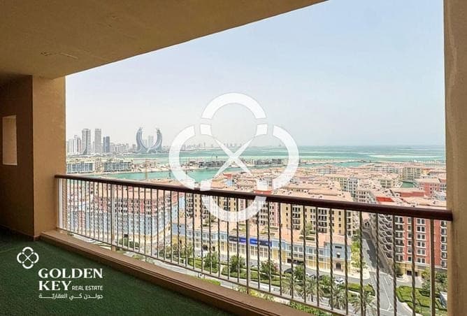 Sea View | Semi-Furnished 2BR | Porto Arabia