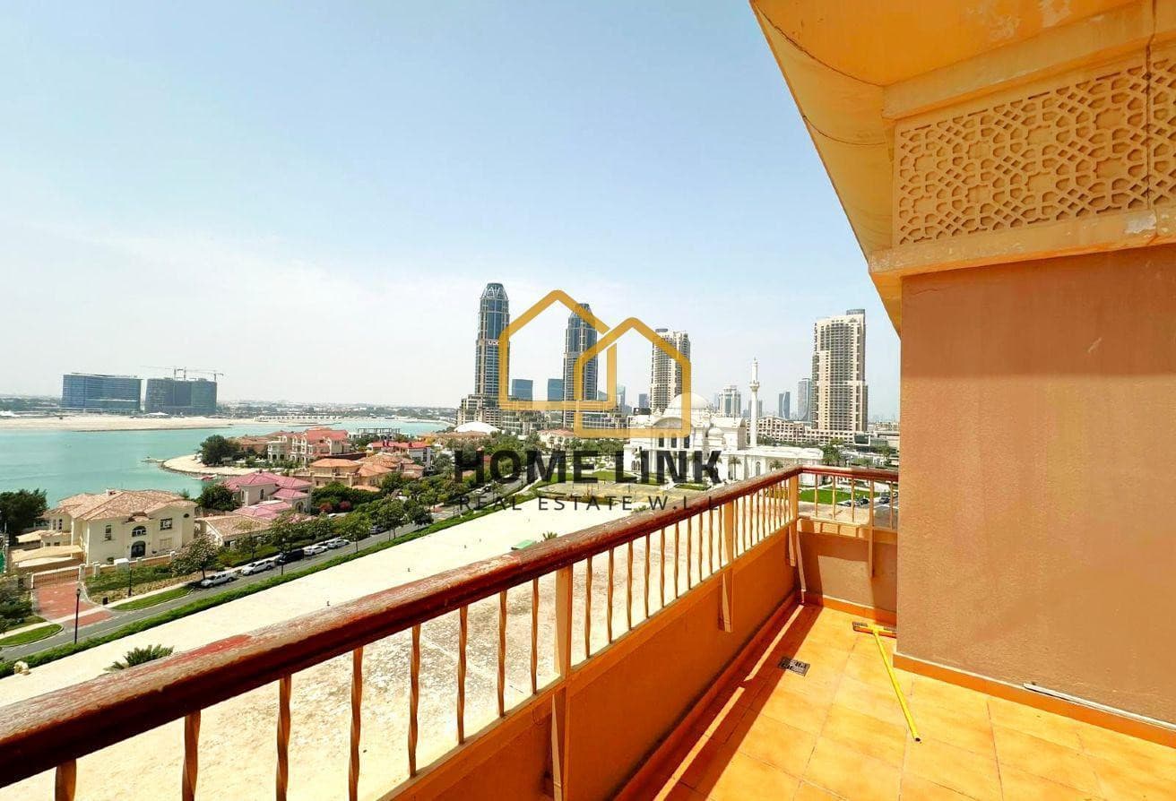 HUGE BALCONIES | FURNISHED 2 BEDROOMS | SEA VIEW