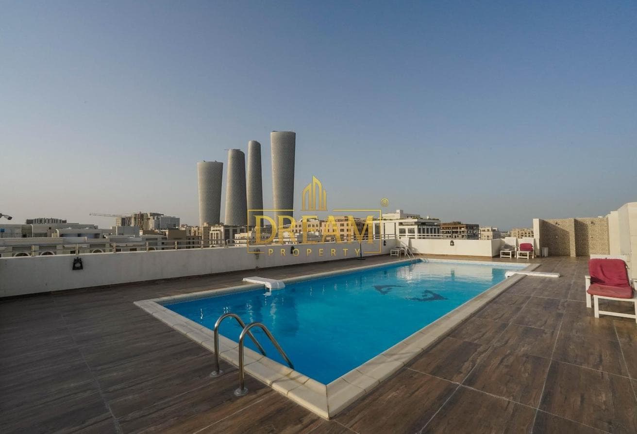 Balcony |Fully Furnished 1BHK APT For Rent| Lusail